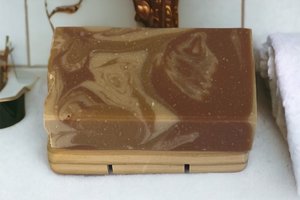 Honey Toffee (Honey I Washed The Kids Type) Handmade Cold Process Soap made with Goat Milk