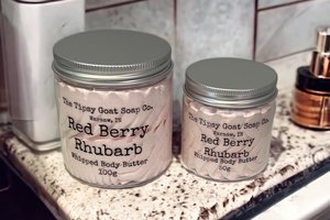 Red Berry Rhubarb Whipped Body Butter