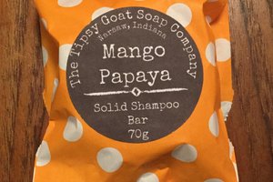 Mango Papaya Syndet Solid Shampoo Bar