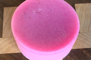 Cherry Almond Solid Hair Conditioner Bar with Argan Oil, Mango Butter, Tucuma Butter, and Silk Protein