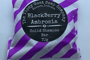 BlackBerry Ambrosia Eco Friendly Syndet Solid Shampoo Bar