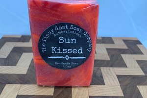 Sun Kissed Handmade Cold Process Soap made with Goat Milk