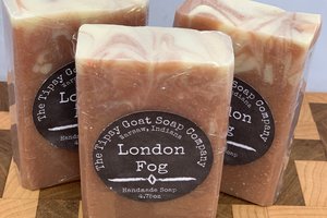 London Fog Handmade Cold Process Soap made with Goat Milk