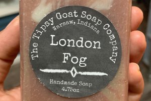 London Fog Handmade Cold Process Soap made with Goat Milk