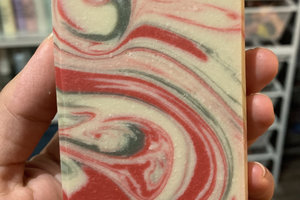 Lingonberry Spice Handmade Cold Process Soap made with Goat Milk