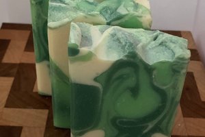 Spearmint & Eucalyptus Cold Process Soap made with Goat Milk