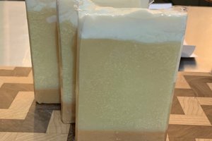 Lemon Pound Cake Handmade Cold Process Soap made with Goat Milk