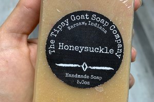 Honeysuckle Handmade Cold Process Soap made with Goat Milk