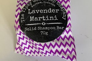 Lavender Martini Eco Friendly Syndet Solid Shampoo Bar