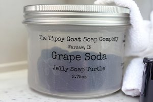 Grape Soda Jelly Soap Animal