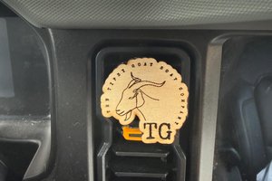 Red Berry Rhubarb Car Air Freshener Vent Clip