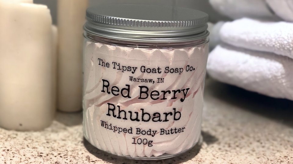 Red Berry Rhubarb Whipped Body Butter