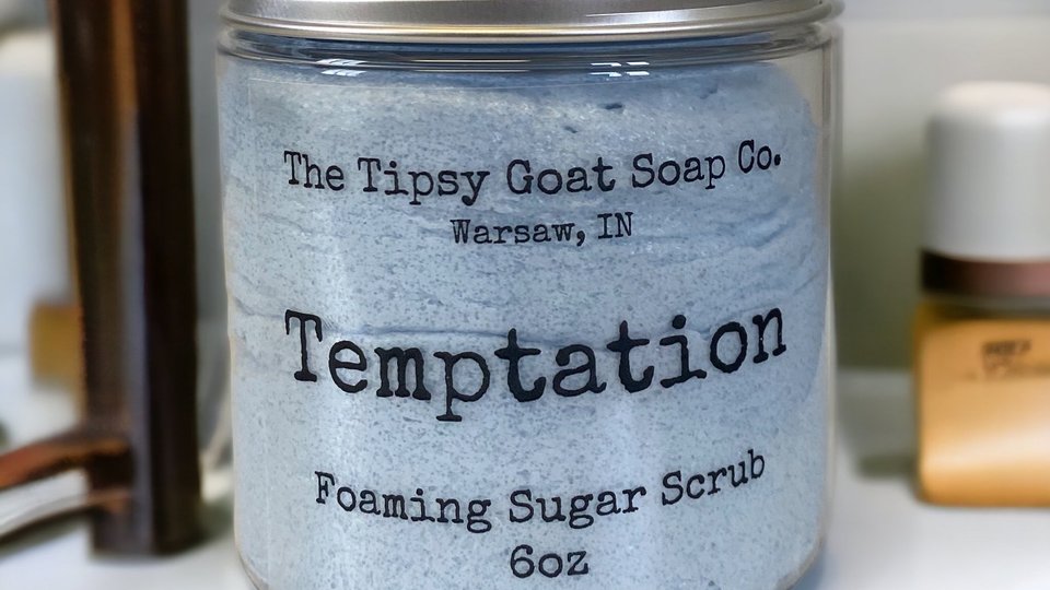 Temptation Foaming Sugar Scrub | Sugar Whipped Soap