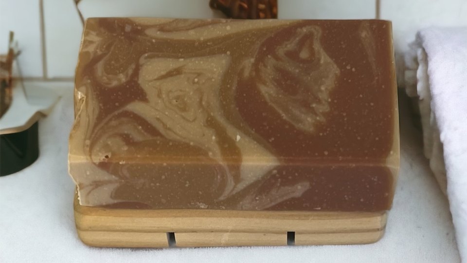 Honey Toffee (Honey I Washed The Kids Type) Handmade Cold Process Soap made with Goat Milk