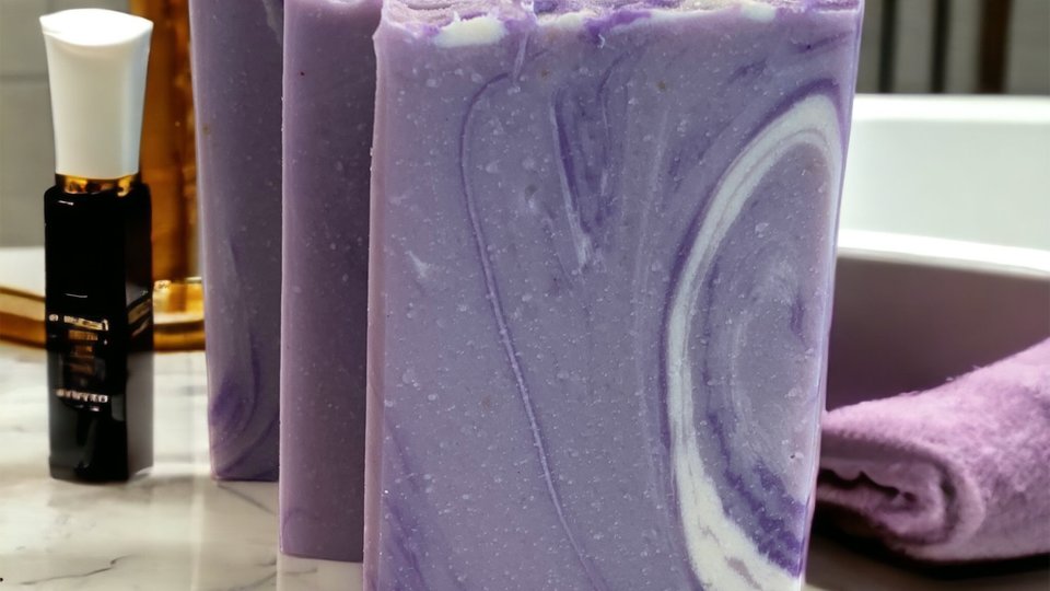 Lilac Blossom Handmade Cold Process Soap made with Goat Milk