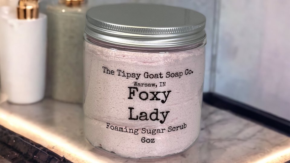 Foxy Lady Foaming Sugar Scrub