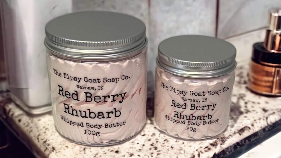 Red Berry Rhubarb Whipped Body Butter