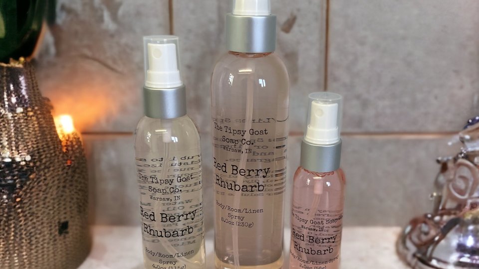 Red Berry Rhubarb Body/Room/Linen Spray