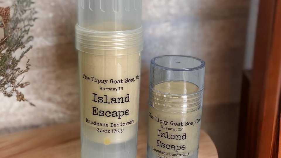 Island Escape Handmade Deodorant