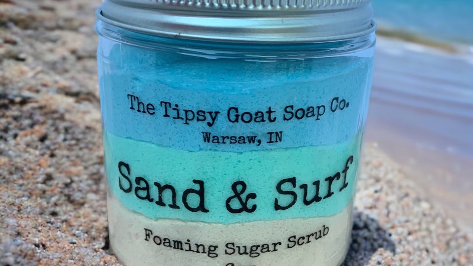 Sand & Surf Foaming Sugar Scrub | Sugar Whipped Soap