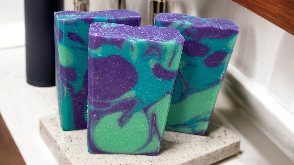 Saltwater Mermaid Handmade Cold Process Soap made with Goat Milk