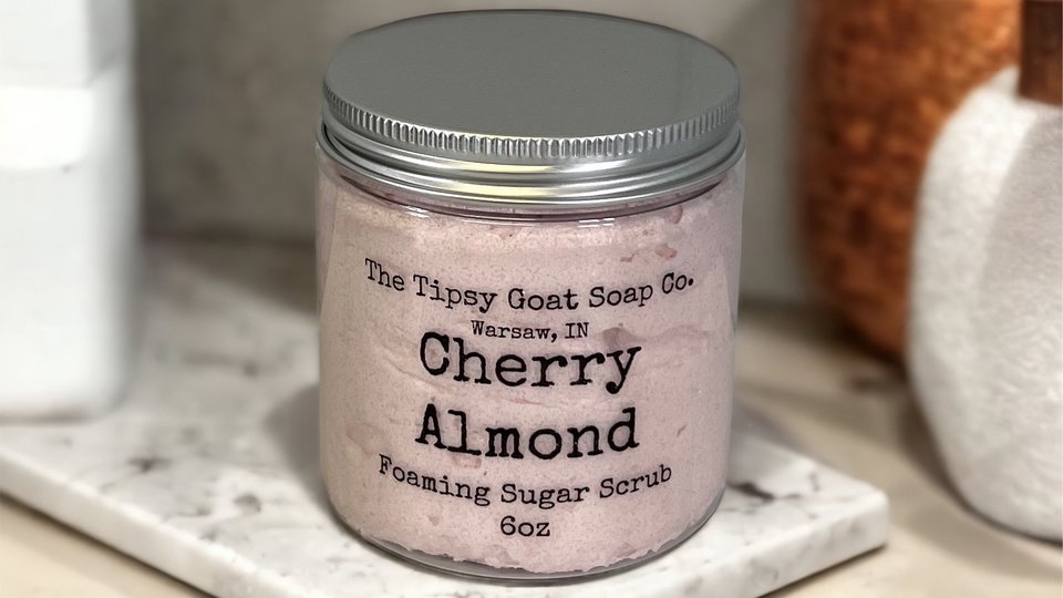 Cherry Almond Foaming Sugar Scrub