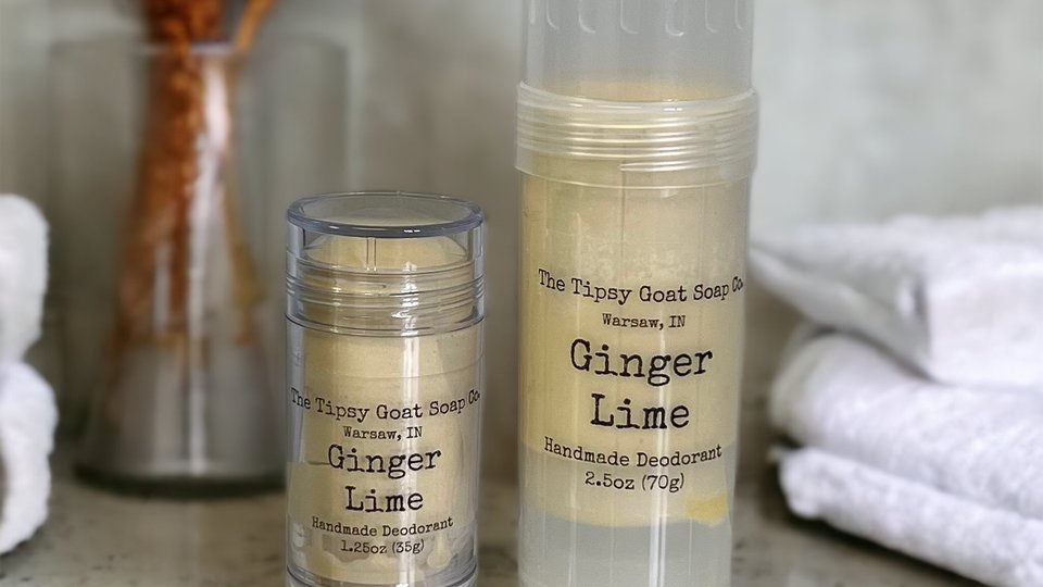 Ginger Lime Handmade Deodorant