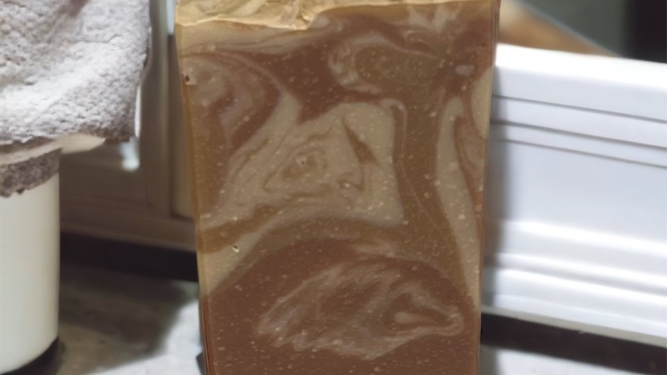 Honey Toffee (Honey I Washed The Kids Type) Handmade Cold Process Soap made with Goat Milk