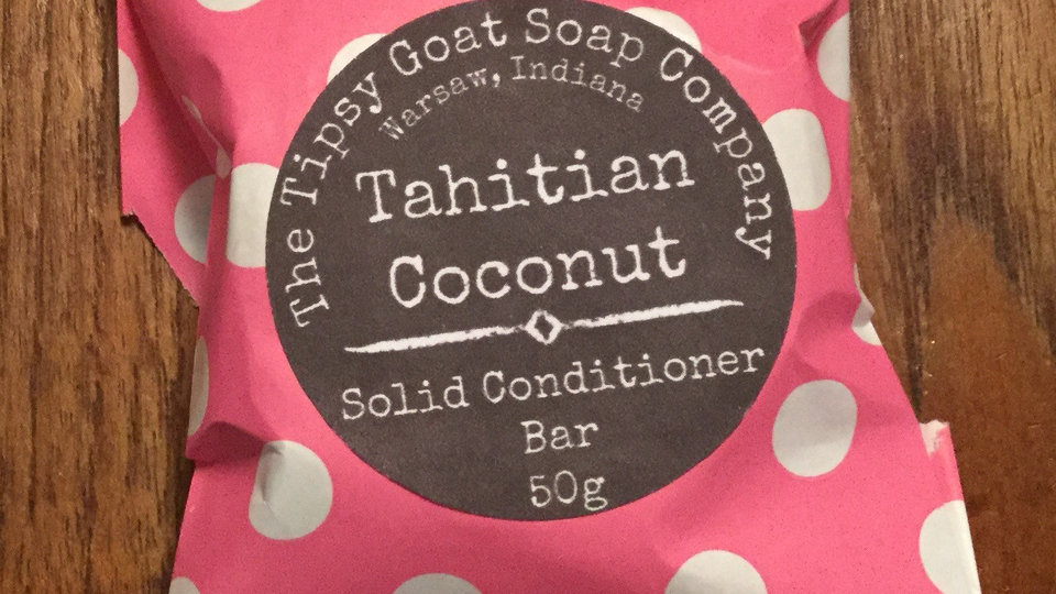 Tahitian Coconut Solid Hair Conditioner Bar
