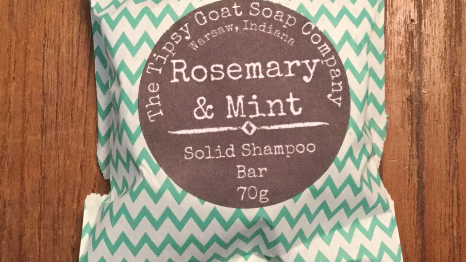 Rosemary Mint Syndet Solid Shampoo Bar