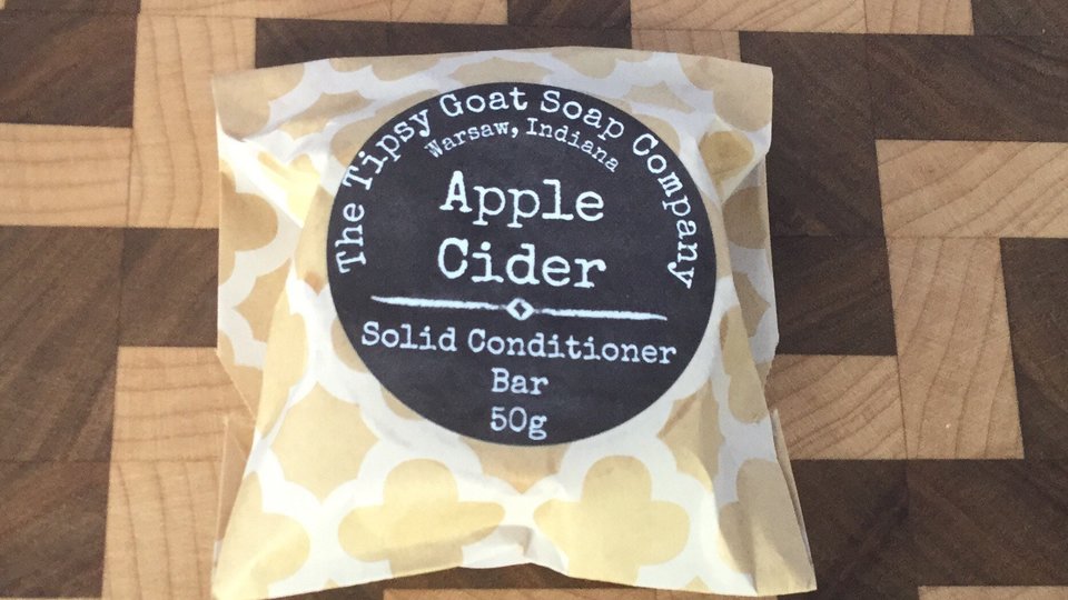 Apple Cider Solid Hair Conditioner/Shaving Bar