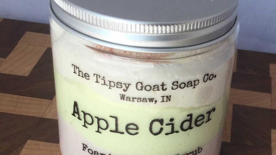 Apple Cider Foaming Sugar Scrub