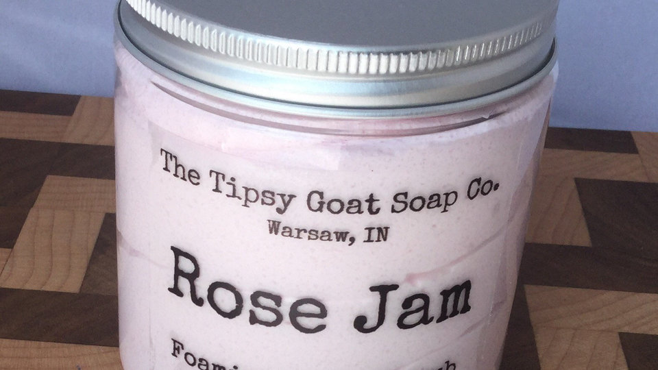 Rose Jam (type) Foaming Sugar Scrub