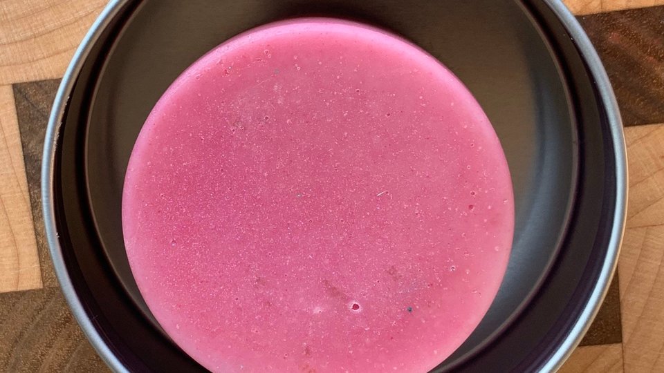 Cherry Almond Solid Hair Conditioner Bar with Argan Oil, Mango Butter, Tucuma Butter, and Silk Protein