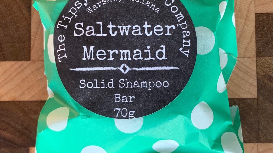 Saltwater Mermaid Eco Friendly Syndet Solid Shampoo Bar