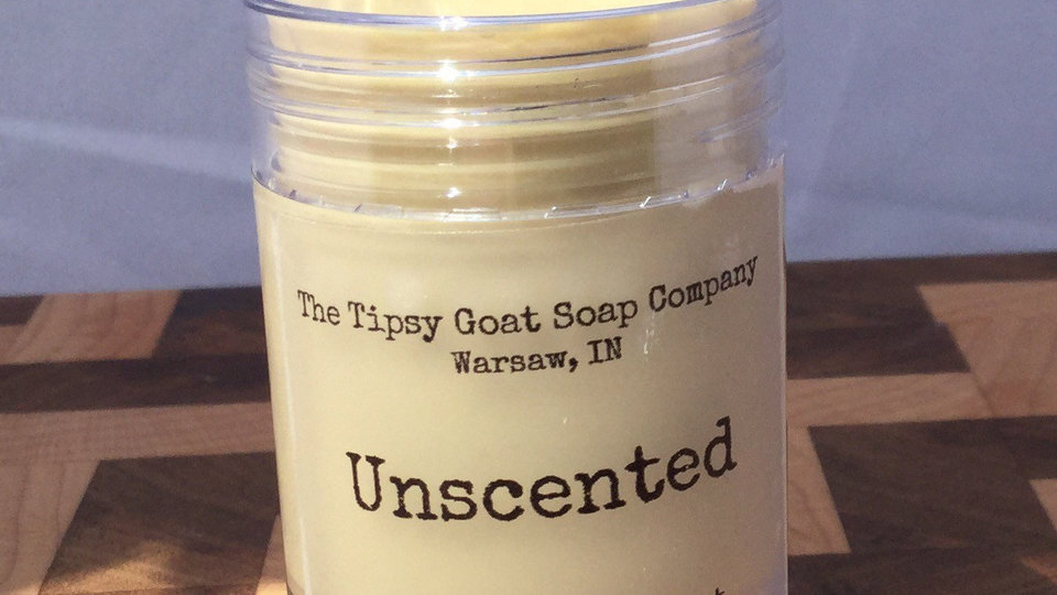 Naked (Unscented) Handmade Deodorant