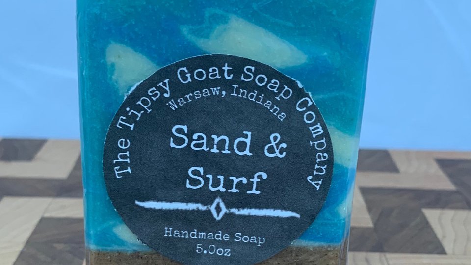 Surf & Sand Handmade Cold Process Soap made with Goat Milk