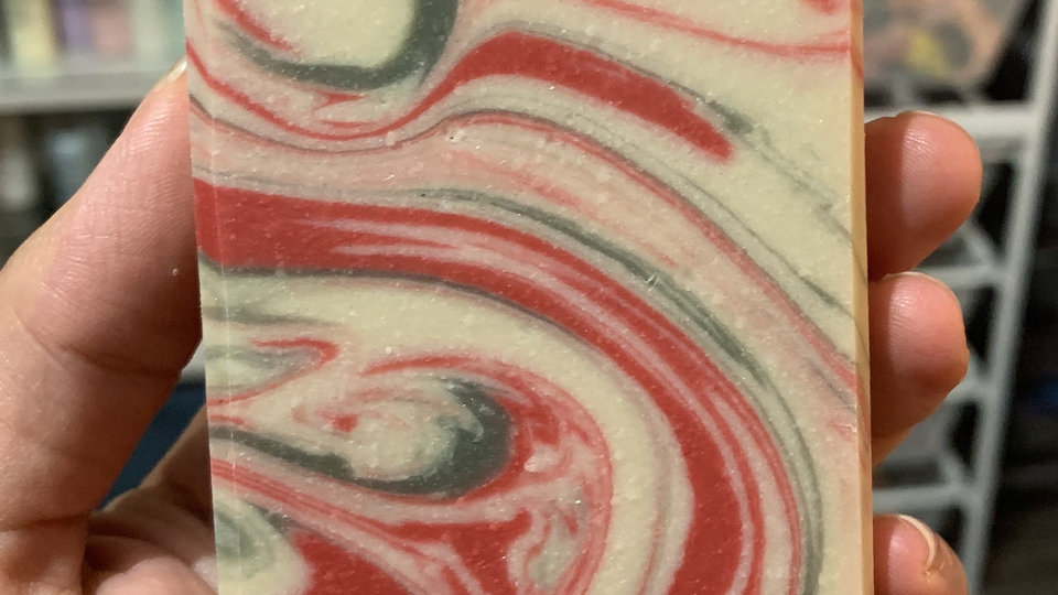 Lingonberry Spice Handmade Cold Process Soap made with Goat Milk