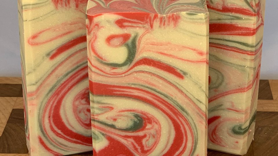 Lingonberry Spice Handmade Cold Process Soap made with Goat Milk