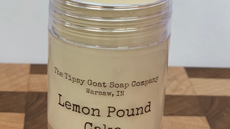 Lemon Pound Cake Handmade Deodorant