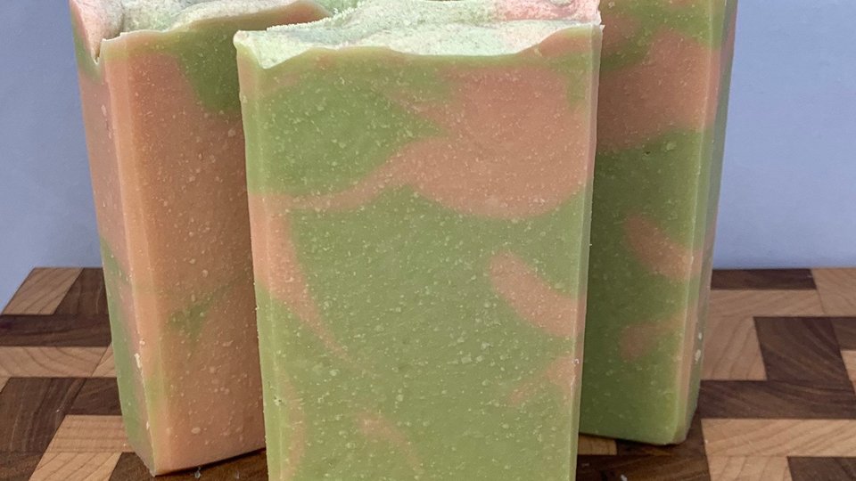 Ginger Lime Handmade Cold Process Soap made with Goat Milk