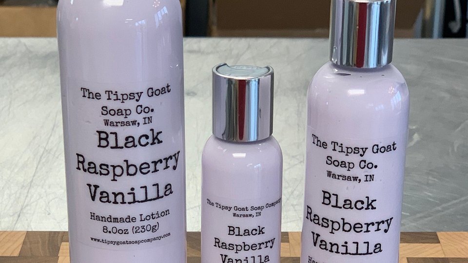 Black Raspberry Vanilla Handmade Lotion