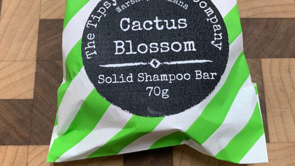 Cactus Blossom Eco Friendly Syndet Solid Shampoo Bar