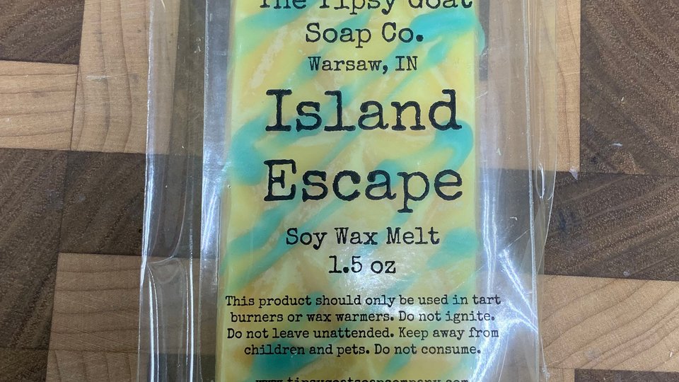 Island Escape Soy Wax Melt Snap Bar