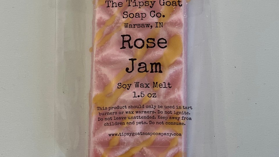 Rose Jam Soy Wax Snap Bars