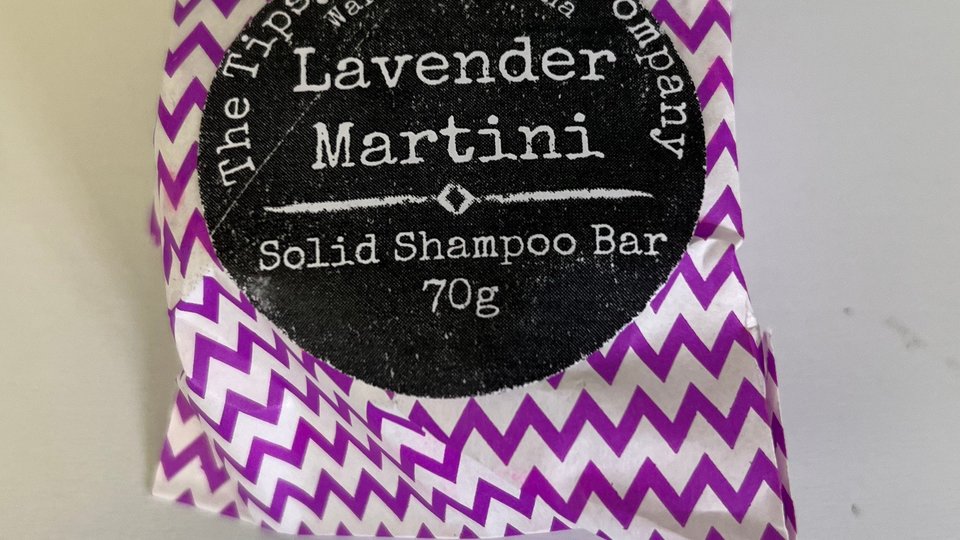 Lavender Martini Eco Friendly Syndet Solid Shampoo Bar