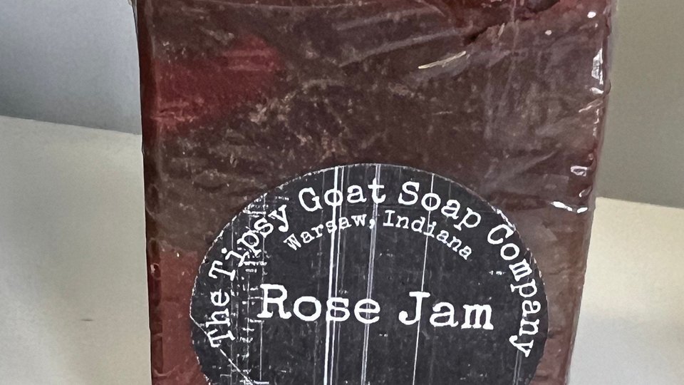 Rose Jam Handmade Cold Process Soap made with Goat Milk