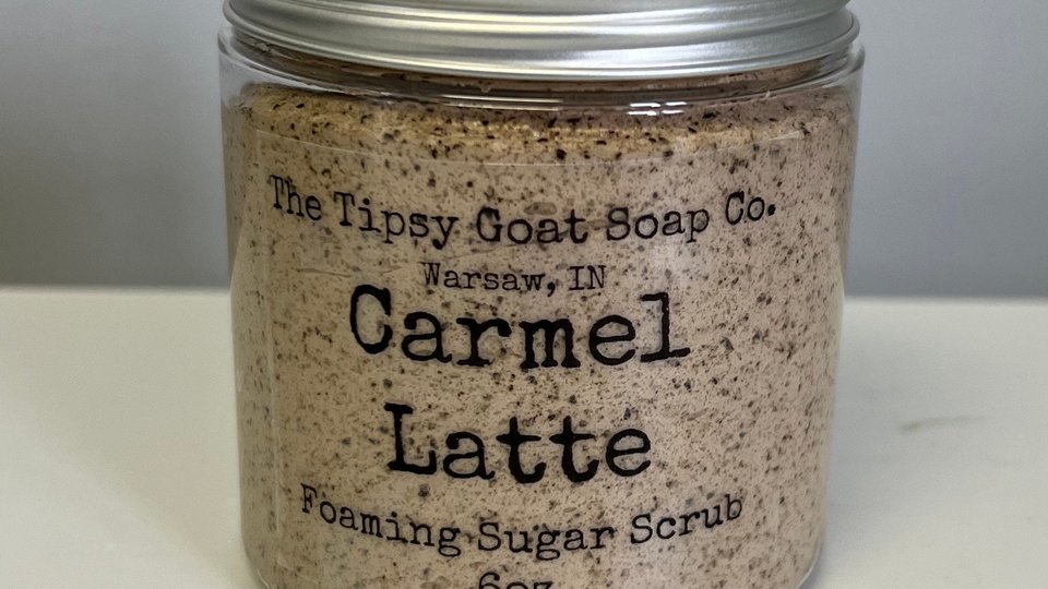 Caramel Latte Foaming Sugar Scrub