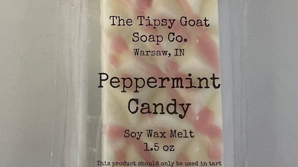 Peppermint Candy Soy Wax Melt Snap Bar