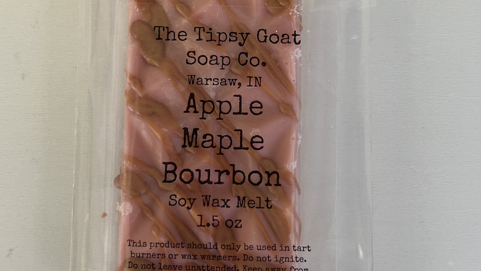 Apple Maple Bourbon Soy Wax Melt Snap Bar